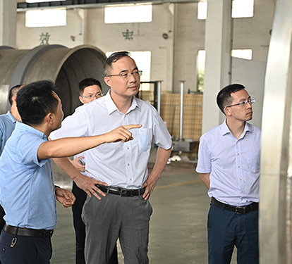 省科技廳副廳長吳卿來司考察